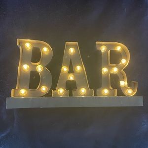 Rustic Bar Sign